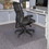 Lorell Economy Weight Chair Mat, Carpeted Floor - 48" Length x 36" Width x 95 mil Thickness Overall - 12" Length x 25" Width Lip - Vinyl - Clear, Price/EA