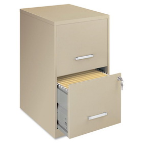 Lorell SOHO 18" 2-Drawer File Cabinet, LLR14340