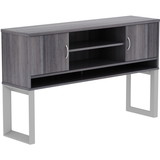 Lorell Relevance Series Charcoal Laminate Office Furniture Hutch