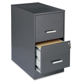 Lorell SOHO 22" 2-Drawer File Cabinet, LLR16871