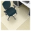 Lorell Diamond Anti-static Chair Mat, 53" Length x 45" Width x 0.12" Thickness Overall - 12" Length x 25" Width Lip - Clear, Price/EA