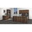 Lorell Chateau Series Walnut Laminate Desking, LLR34305