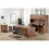 Lorell Chateau Series Walnut Laminate Desking, LLR34305