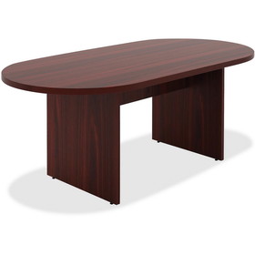 Lorell Chateau Series Mahogany 6' Oval Conference Table