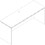 Lorell Chateau Series Mahogany 8' Rectangular Tabletop, Price/EA
