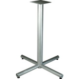 Lorell Silver Bistro-height X-leg Table Base
