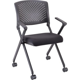Lorell Plastic Arms/Back Nesting Chair, LLR41847