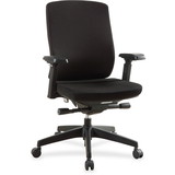 Lorell Mid-Back Chairs with Adjustable Arms, LLR42172