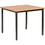 Lorell Teak Outdoor Table, LLR42684, Price/EA