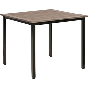 Lorell Charcoal Outdoor Table, LLR42686
