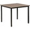 Lorell Charcoal Outdoor Table, LLR42686, Price/EA