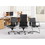 Lorell Modern Chair Mid-back Leather Guest Chair, Price/CT