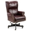 Lorell Traditional Executive Swivel Tilt Chair, Vinyl Oxblood Seat - Hardwood Mahogany Frame - 29" x 32" x 47" Overall Dimension, Price/EA