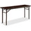 Lorell Mahogany Folding Banquet Table, LLR60725