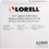 Lorell 12-1/2" Slimline Wall Clock, Price/EA