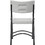 Lorell Heavy-duty Tubular Folding Chair, Polyethylene - Polyethylene Platinum Seat - Polyethylene Back - Steel Frame - 18.5" x 21.9" x 33.1" Overall Dimension, Price/CT