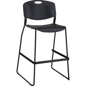 Lorell Heavy-Duty Bistro Stack Chair, LLR62535