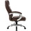 Lorell Westlake Series High Back Executive Chair, Leather Saddle Seat - Polyurethane Black Frame - 26.5" x 28.5" x 46.8" Overall Dimension, Price/EA