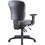 Lorell Accord Mid-Back Task Chair, Polyester Gray Seat - Black Frame, Price/EA