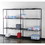 Lorell 4-Shelf Add-On Wire Shelving, 36" x 18" x 72" - Steel - 4 x Shelf(ves) - Black, Price/EA