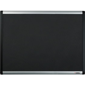 Lorell Mesh Bulletin Board, 48" Height x 72" Width - Fabric Surface - Anodized Aluminum Frame