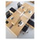 Lorell Concordia Series Latte Laminate Desk Ensemble, LLR81924, Price/EA