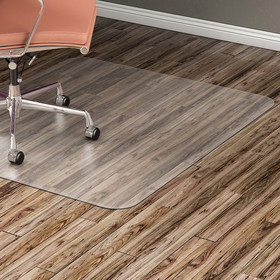 Lorell Nonstudded Design Hardwood Surface Chairmat, LLR82827
