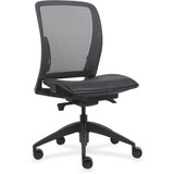 Lorell Mid-Back Chair with Mesh Seat & Back, LLR83106
