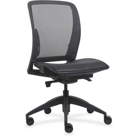 Lorell Mid-Back Chair with Mesh Seat &amp; Back, LLR83106