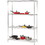 Lorell Industrial Chrome Wire Shelving Starter Kit, LLR84184, Price/EA