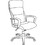 Lorell Euro Design Leather Exec. Mid-back Chair, Price/EA