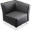 Lorell Fuze Modular Series Black Leather Guest Seating, LLR86919, Price/EA