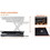 Lorell Deluxe Adjustable Desk Riser, LLR99759, Price/EA