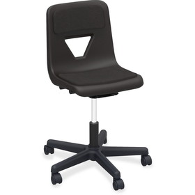 Lorell Classroom Adjustable Height Padded Mobile Task Chair, LLR99913