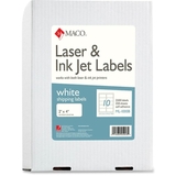 MACO White Laser/Ink Jet Shipping Label, MACML-1000B