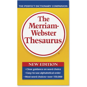 Merriam-Webster Paperback Thesaurus Printed Book