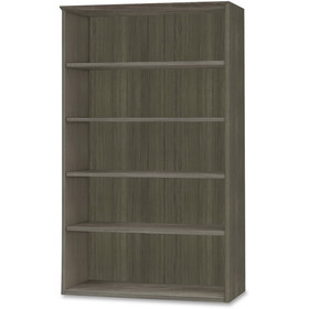 Mayline Medina Series Gray Laminate. 5-Shelf Bookcase