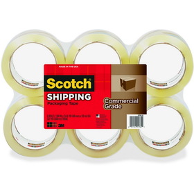 Scotch Commercial-Grade Shipping/Packaging Tape, MMM3750-6