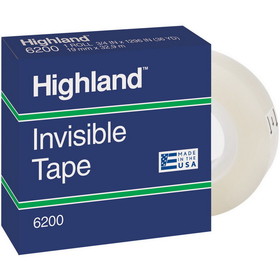 Highland 3/4"W Matte-finish Invisible Tape, MMM6200341000