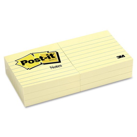 Post-it Notes Original Lined Notepads, MMM630-6PK