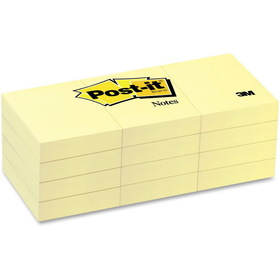 Post-it Notes Original Notepads, MMM653-YW