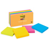 Post-it Super Sticky Notes - Rio de Janeiro Color Collection, MMM654-12SSUC