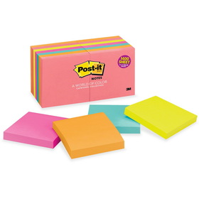 Post-it Notes Original Notepads - Cape Town Color Collection, MMM654-14AN