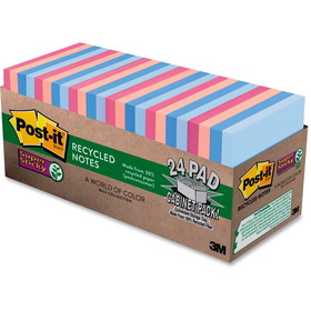 Post-it Super Sticky Notes Cabinet Pack - Bali Color Collection