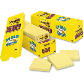 Post-it Super Sticky Notes, MMM654-24SSCP