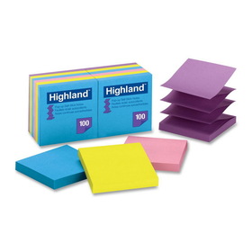 Highland Self-sticking Bright Pop-up Notepads