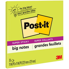 Post-it Super Sticky Big Notes, MMMBN11G
