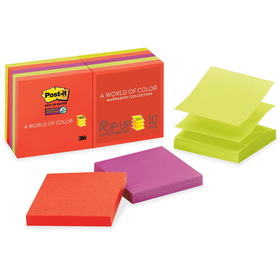 Post-it Super Sticky Pop-up Notes - Marrakesh Color Collection, MMMR330-10SSAN
