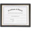NuDell Plastic Framed Award Certificate, Price/EA