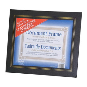 NuDell Flat Leatherette Document Frames